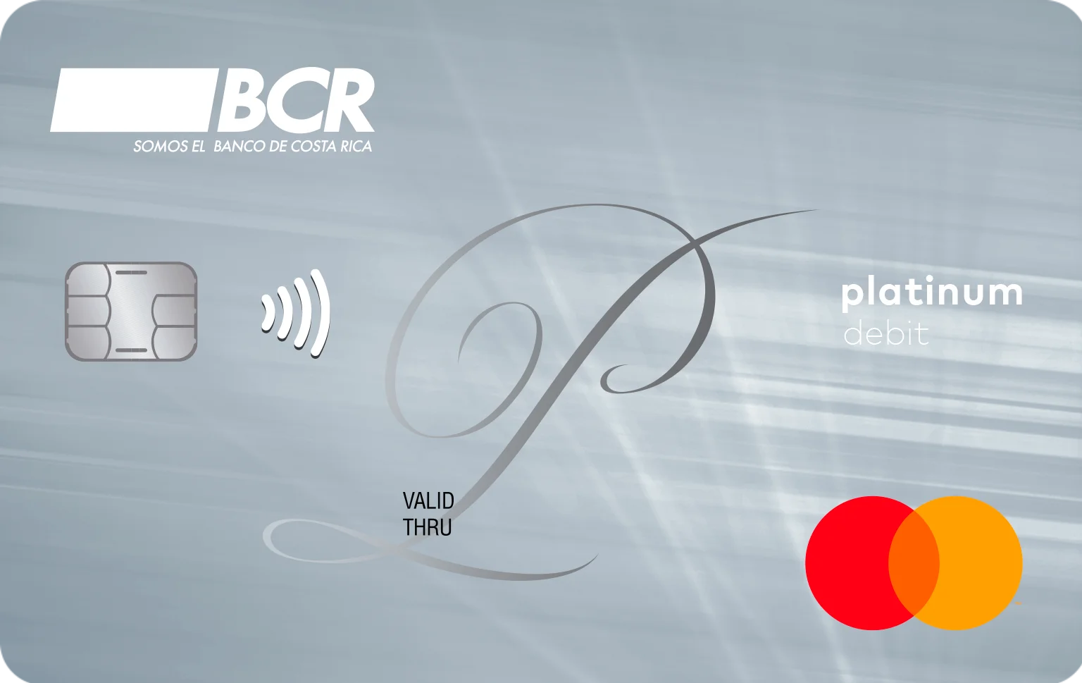 Imagen de la tarjeta de débito Mastercard Platinum