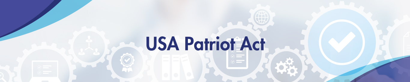Banner Ley USA Patriot Act