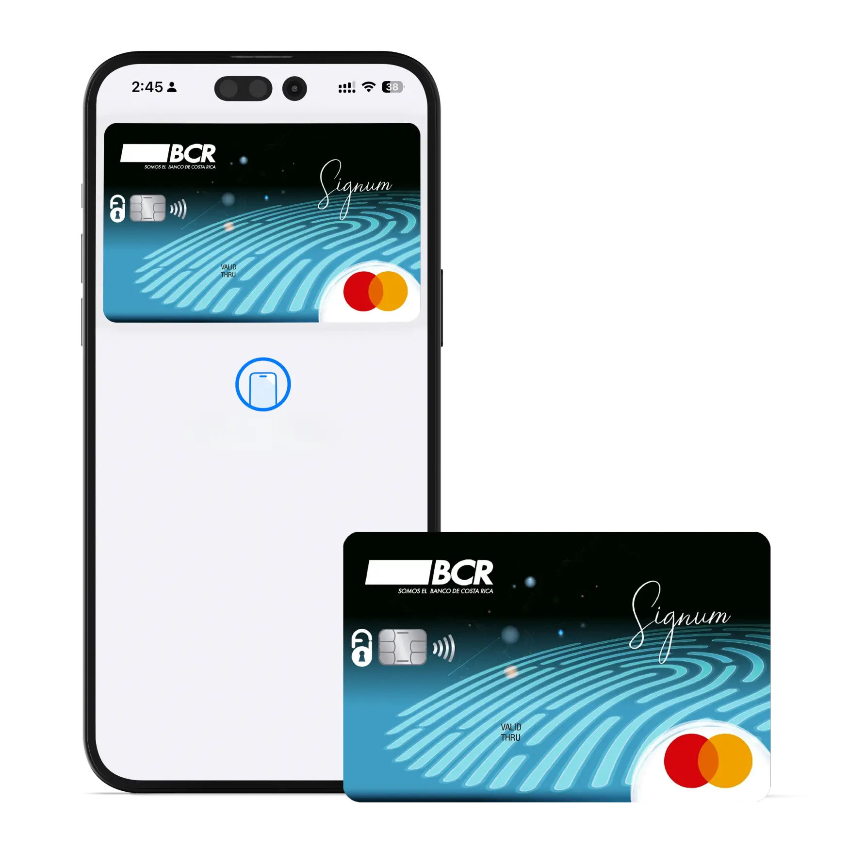 Tarjeta de débito Mastercard compatible con pagos digitales