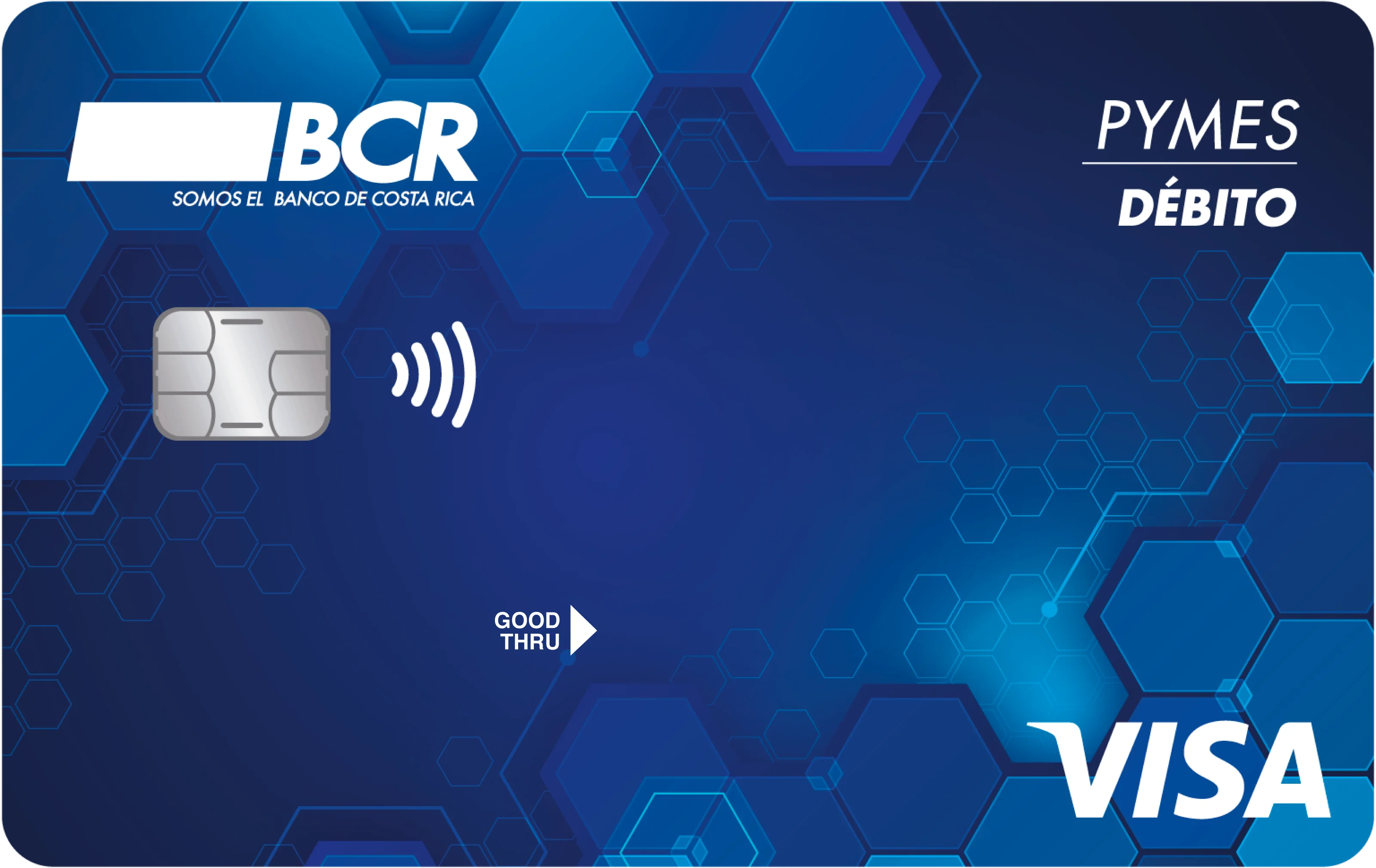Tarjeta visa débito pymes  del BCR