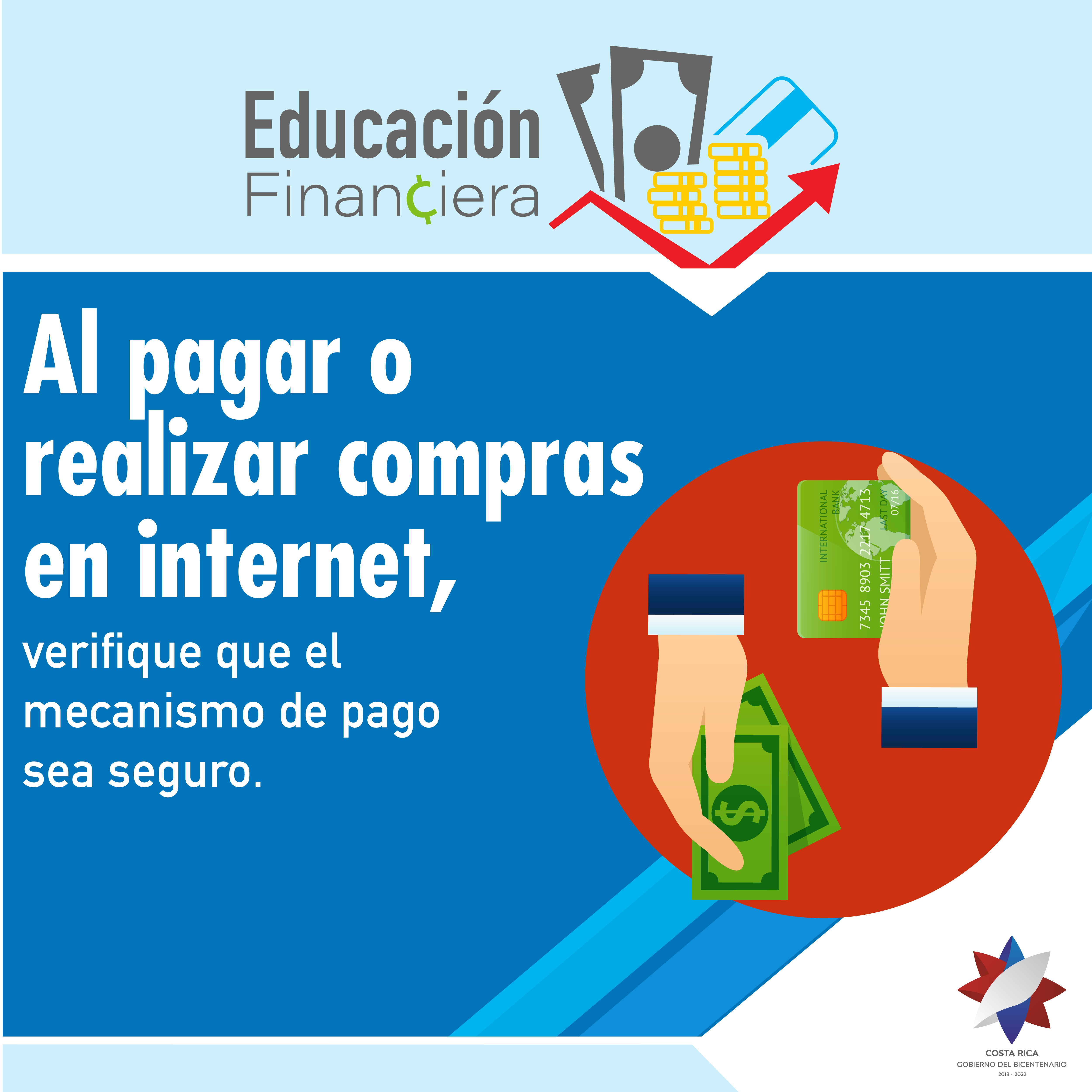 Consejo al pagar o realizar compras e internet