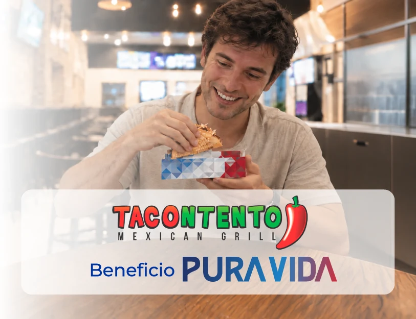 Hombre comiendo taco