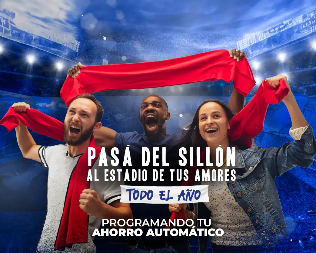 Pasa del sillón al estadio