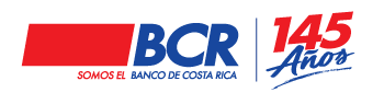 Logo del BCR 145 aniversario