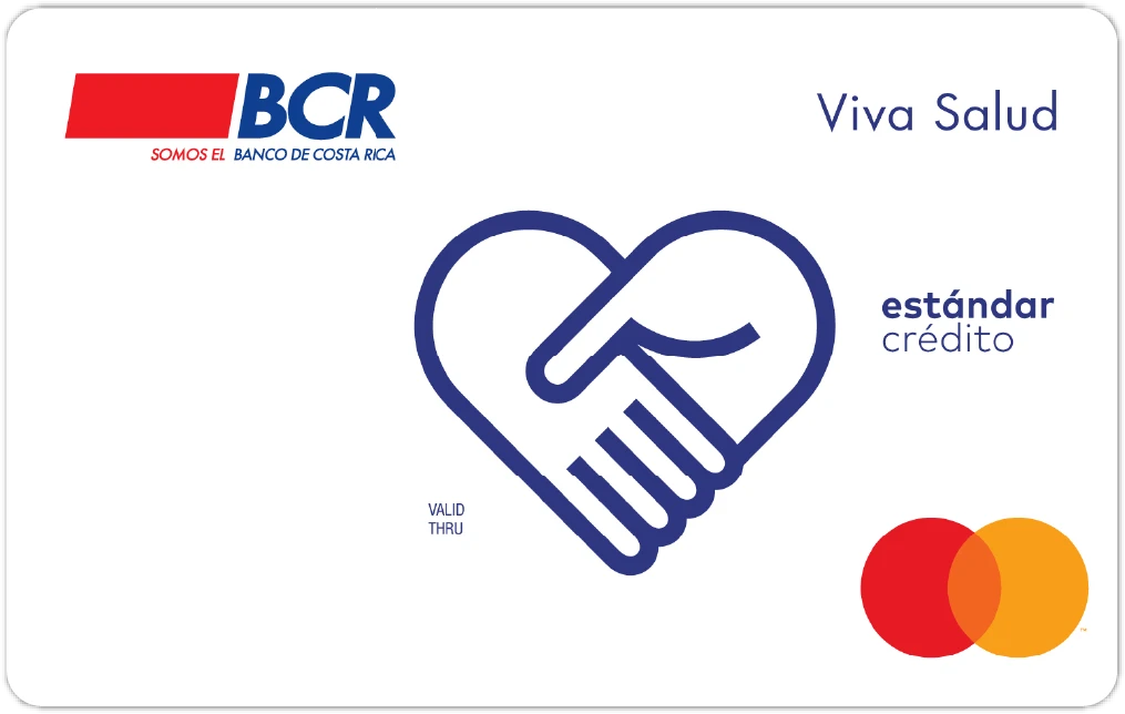 Tarjeta Viva Salud en color blanco ilustrada con un par de manos formando un corazón