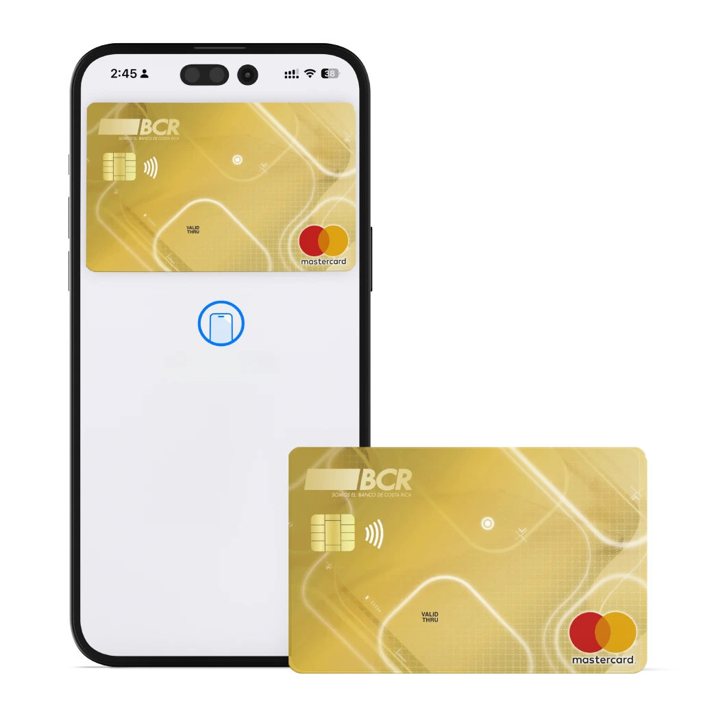 Tarjeta de débito Mastercard compatible con pagos digitales