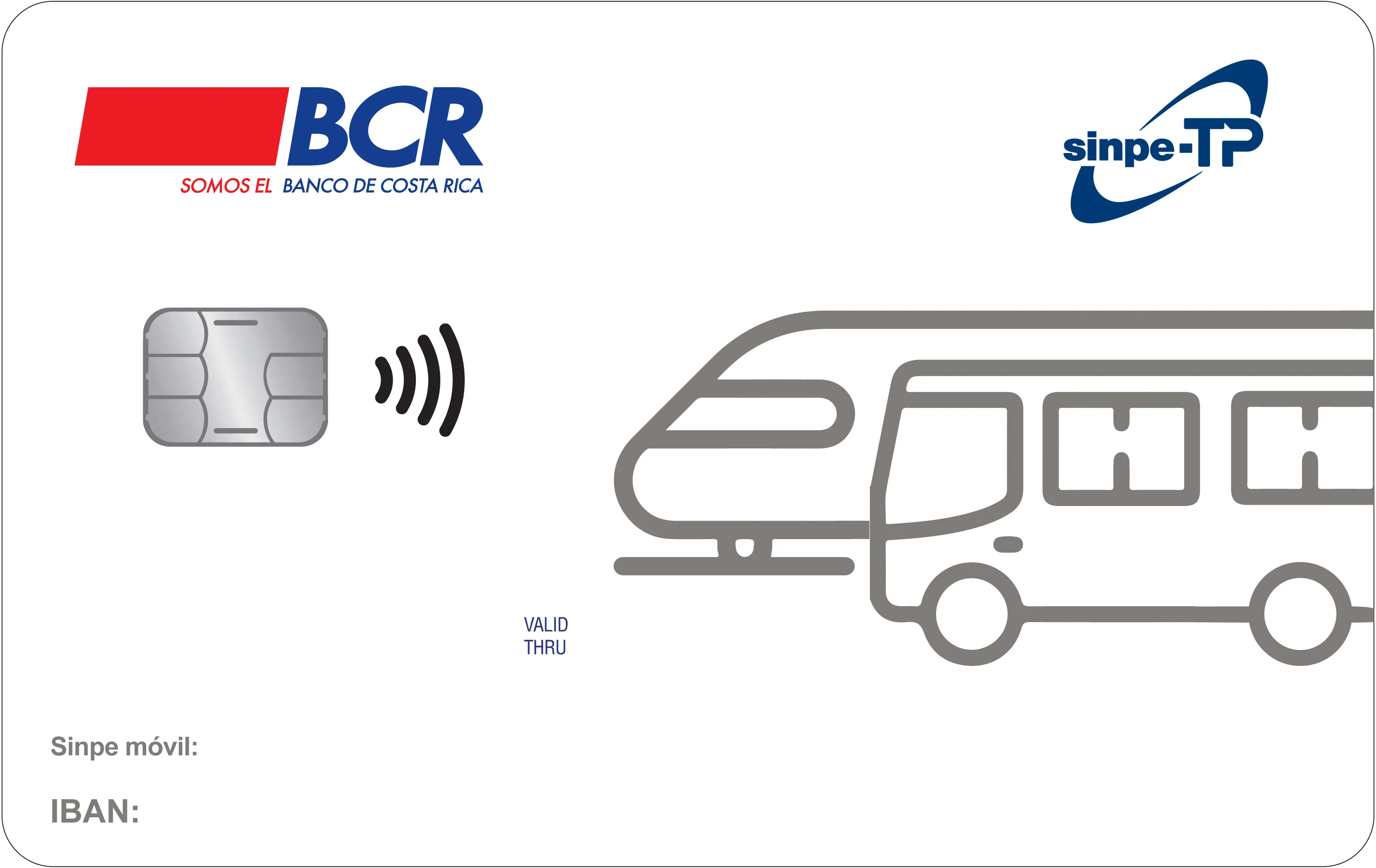 Tarjeta MasterCard de color blanco con azul