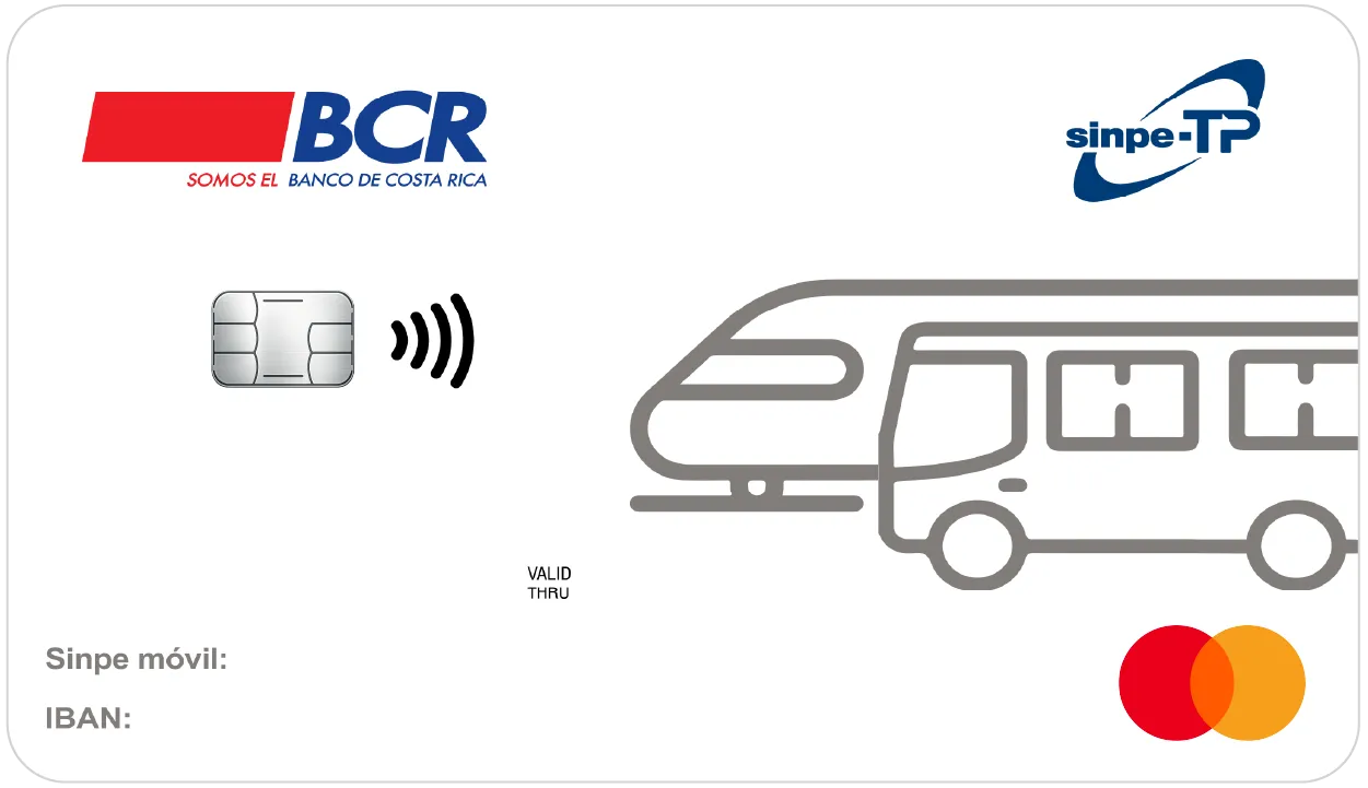 Tarjeta MasterCard de color blanco con azul