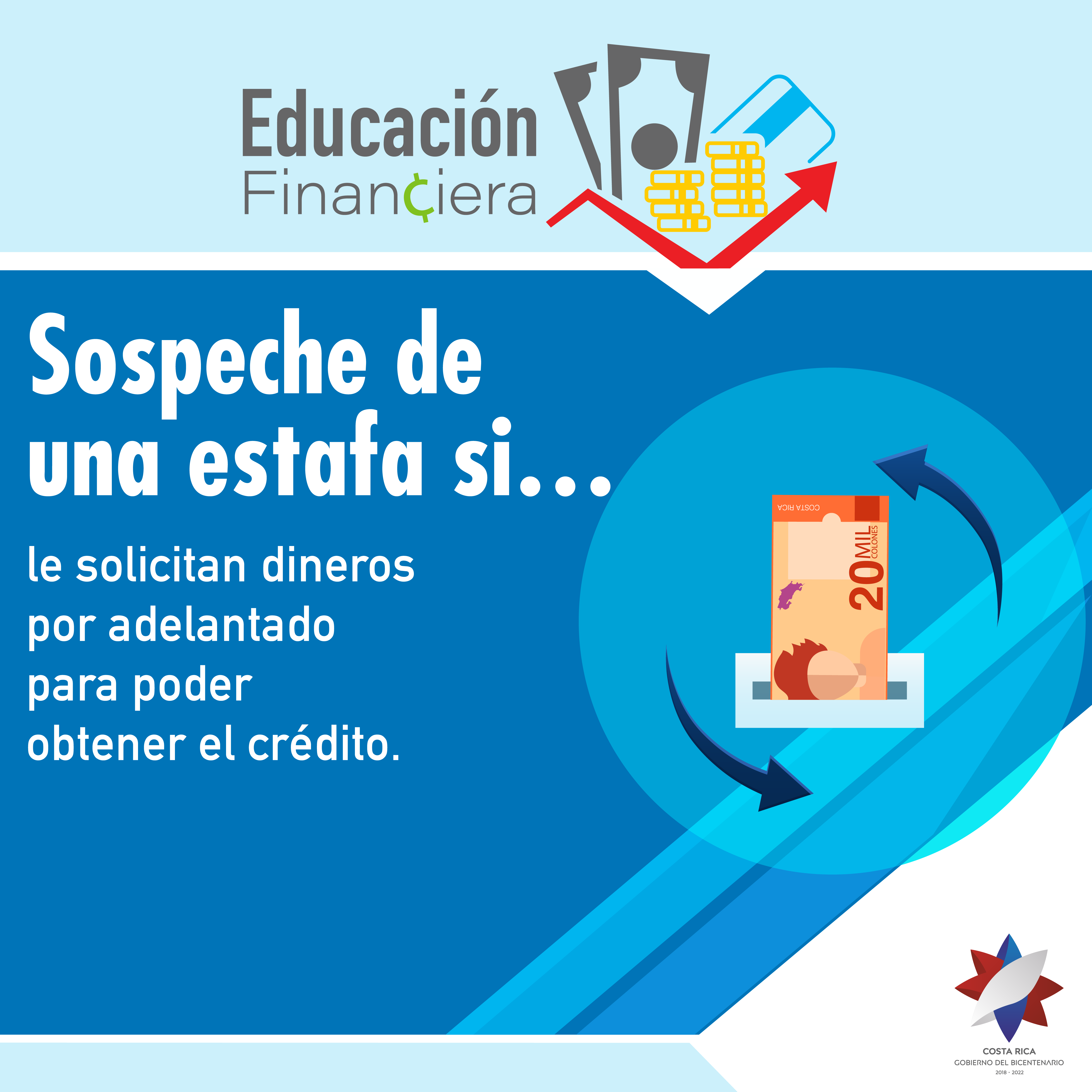 Sospeche de una estafa si...