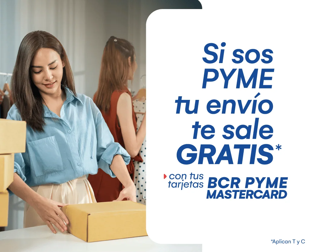 ¡Gana hasta un 45% de cashback con tu tarjeta BCR  Mastercard!